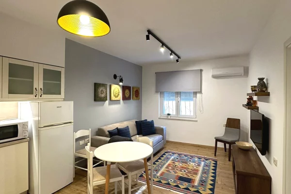 Shtepi me qera Apartament ne Tirane, 1+1, Mobilimi E mobiluar, Pagesa 60,000  Leke.