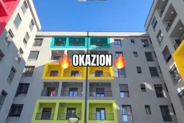 𝐒𝐇𝐈𝐓𝐄𝐓 𝟐+𝟏 𝐏𝐀𝐒𝐊𝐔𝐐𝐀𝐍, Apartament 2+1 per shitje. 📍Color Splash Rsd/Paskuqan.
