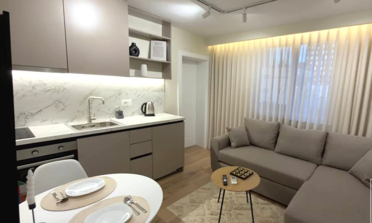 Shtepi ne shitje Apartament ne Tirane, 1+1, Mobilimi E mobiluar, Pagesa 187,000  Euro.