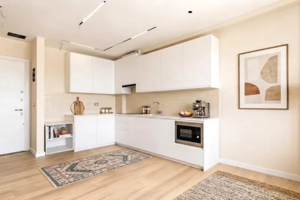 Shtepi ne shitje Apartament ne Tirane, 1+1, Mobilimi E mobiluar, Pagesa 130,000  Euro.