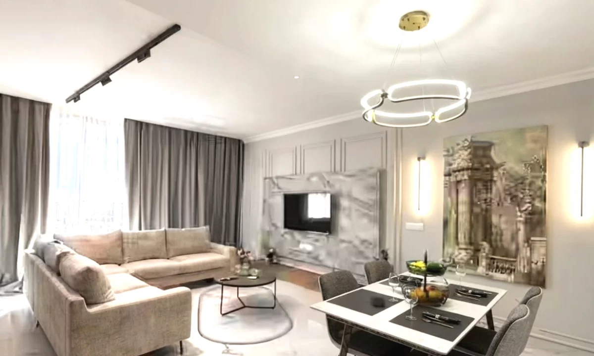 Shtepi ne shitje Apartament ne Tirane, 2+1, Mobilimi E mobiluar, Pagesa 450,000  Euro.