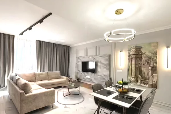  Lake View, Liqeni.   Shesim super apartament:   2+1+2 
