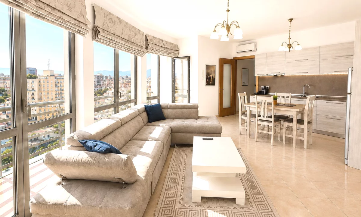 Shtepi me qera Apartament ne Tirane, 2+1, Mobilimi E mobiluar, Pagesa 850  Euro.