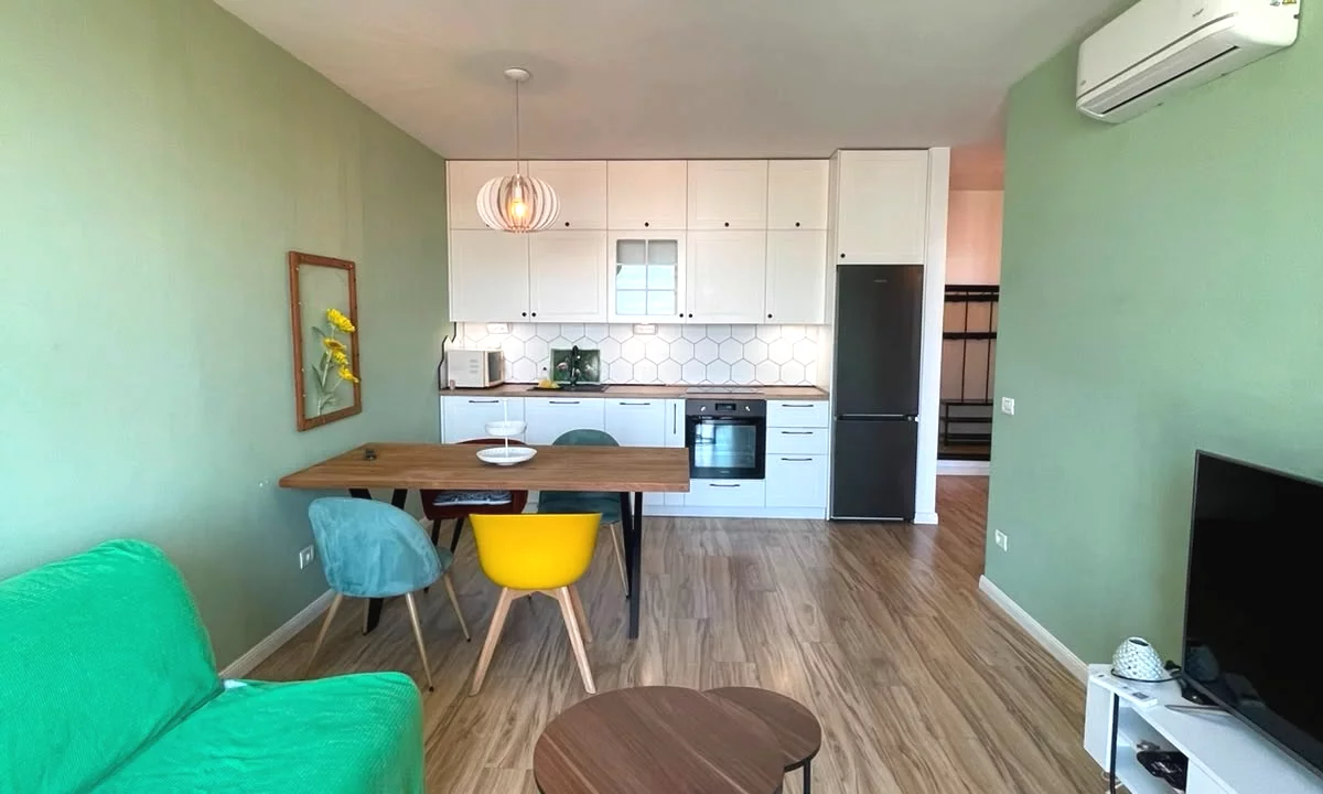 Shtepi me qera Apartament ne Tirane, 1+1, Mobilimi E mobiluar, Pagesa 600  Euro.
