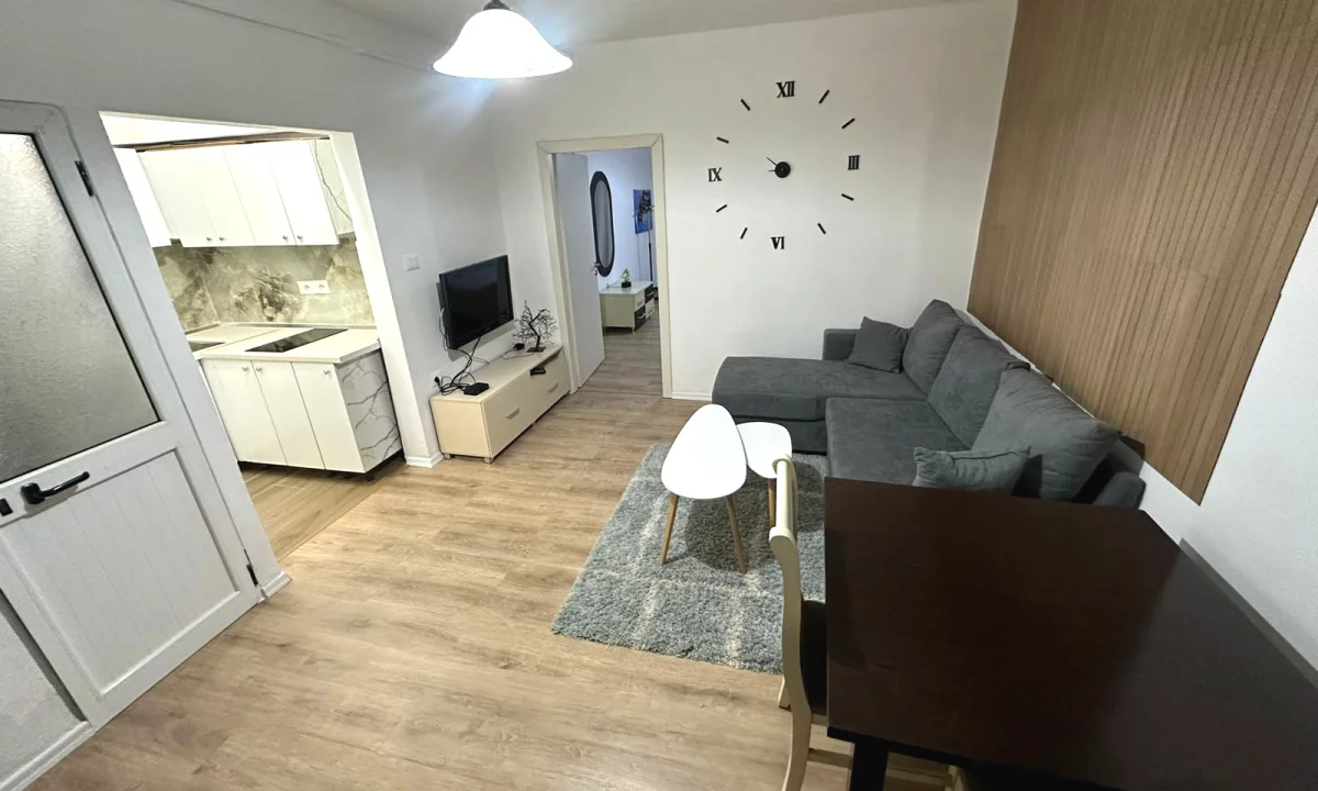 Shtepi me qera Apartament ne Tirane, 1+1, Mobilimi E mobiluar, Pagesa 50,000  Leke.