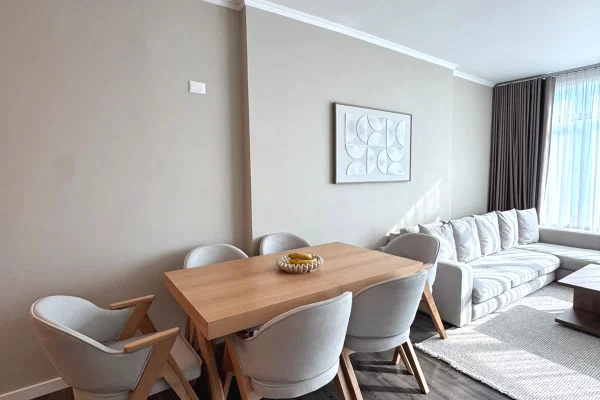 Shtepi me qera Apartament ne Tirane, 1+1, Mobilimi E mobiluar, Pagesa 55,000  Leke.