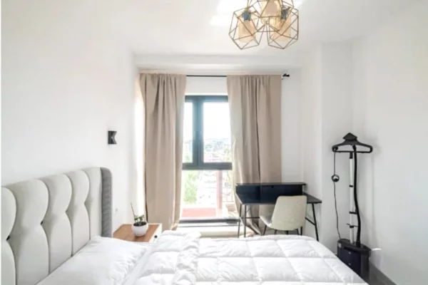 Shtepi me qera Apartament ne Tirane, 1+1, Mobilimi E mobiluar, Pagesa 85,000  Leke.