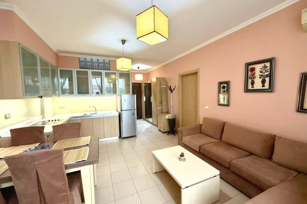 Shtepi me qera Apartament ne Tirane, 1+1, Mobilimi E mobiluar, Pagesa 55,000  Leke.