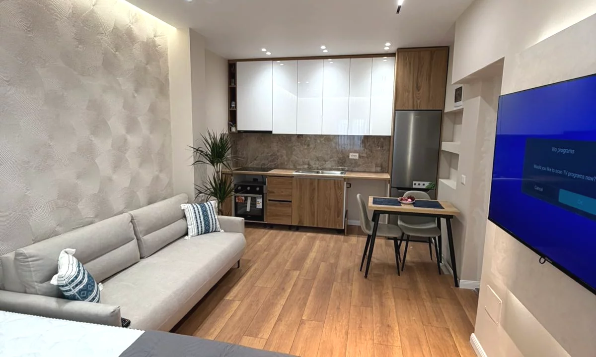 Shtepi ne shitje Apartament ne Tirane, Garsoniere, Mobilimi E mobiluar, Pagesa 120,000  Euro.