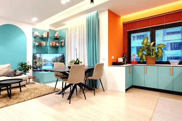 Shtepi ne shitje Apartament ne Tirane, 2+1, Mobilimi E mobiluar, Pagesa 225,000  Euro.