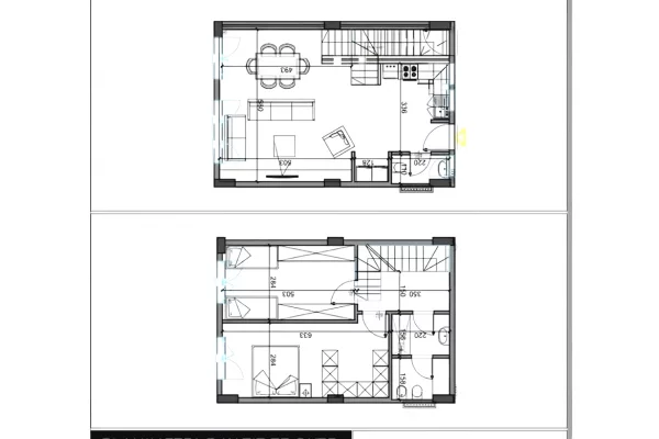 Shtepi ne shitje Duplex(shtepi me 2 kate) ne Tirane, 2+1, Mobilimi Bosh, pa mobiluar, Pagesa 239,000  Euro.