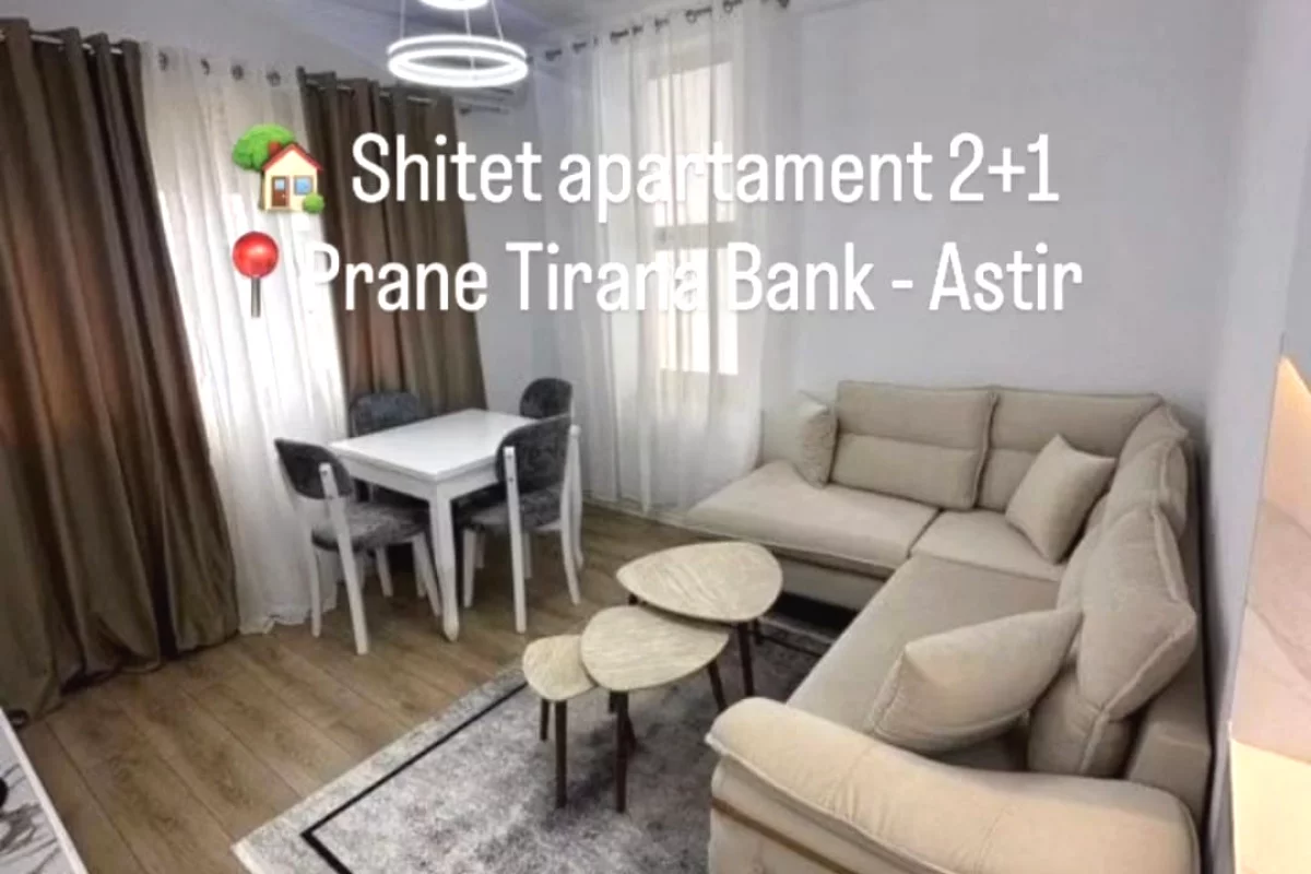 Shtepi ne shitje Apartament ne Tirane, 2+1, Mobilimi E mobiluar, Pagesa 13,900,000  Leke.