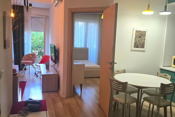 Shtepi me qera Apartament ne Tirane, 1+1, Mobilimi E mobiluar, Pagesa 60,000  Leke.