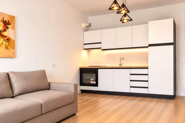 Shtepi ne shitje Apartament ne Tirane, 1+1, Mobilimi E mobiluar, Pagesa 120,000  Euro.