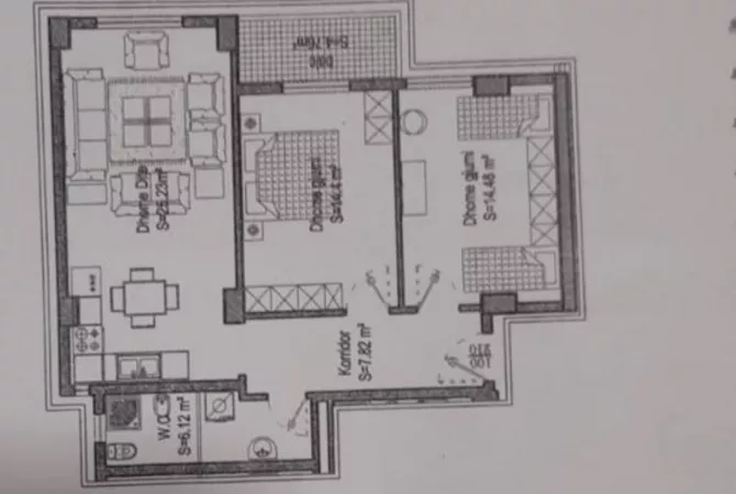 Shtepi ne shitje 2+1 ne Tirane - 115,000 Euro