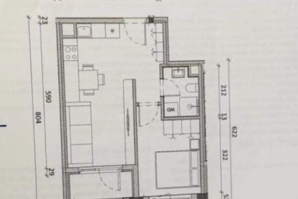 Shtepi ne shitje Apartament ne Tirane, 1+1, Mobilimi Pjeserisht e mobiluar, Pagesa 90,000  Euro.