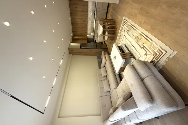 Shtepi me qera Apartament ne Tirane, 1+1, Mobilimi E mobiluar, Pagesa 50,000  Leke.