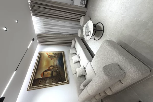 Shtepi me qera Apartament ne Tirane, 1+1, Mobilimi E mobiluar, Pagesa 60,000  Leke.