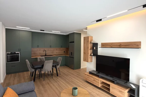 Shtepi me qera Apartament ne Tirane, 1+1, Mobilimi E mobiluar, Pagesa 65,000  Leke.