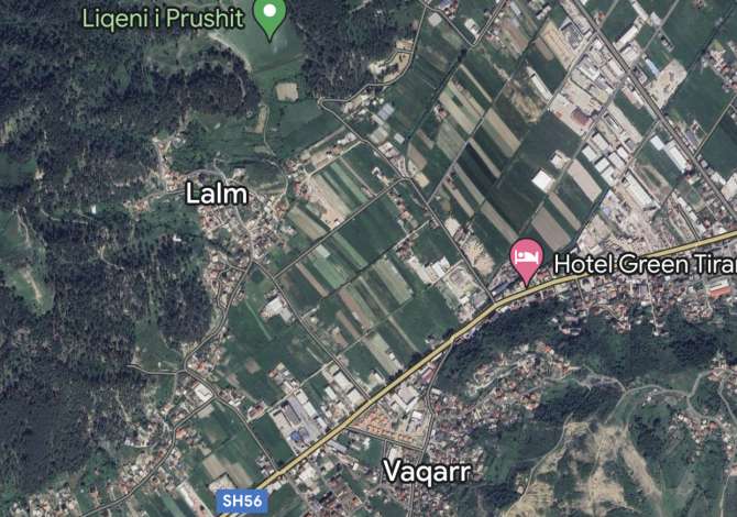 Shitet toke 400 m2 ne Vaqarr tek rruga e Prushit 