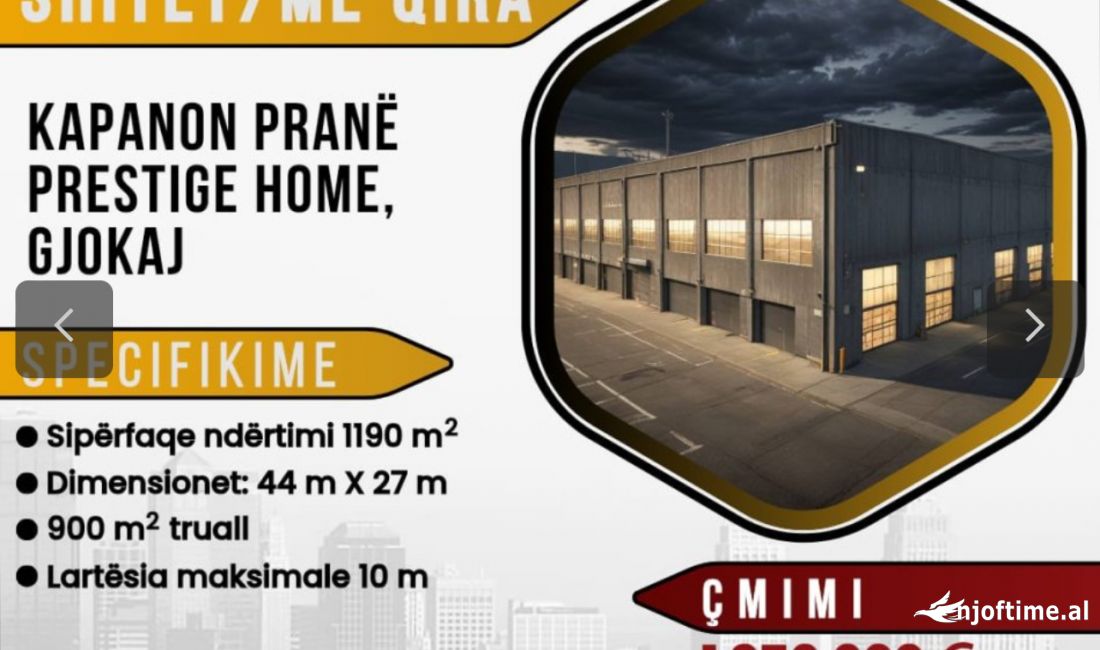 Jepet super kapanon prane Prestige Home me qera