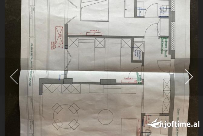 Shtepi ne shitje Apartament ne Tirane, 2+1, Mobilimi Bosh, pa mobiluar, Pagesa 273,000  Euro.