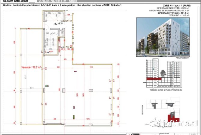 Ambiente Commerciale in Vendita 3+1 a Tirana - 1,290,000 Euro