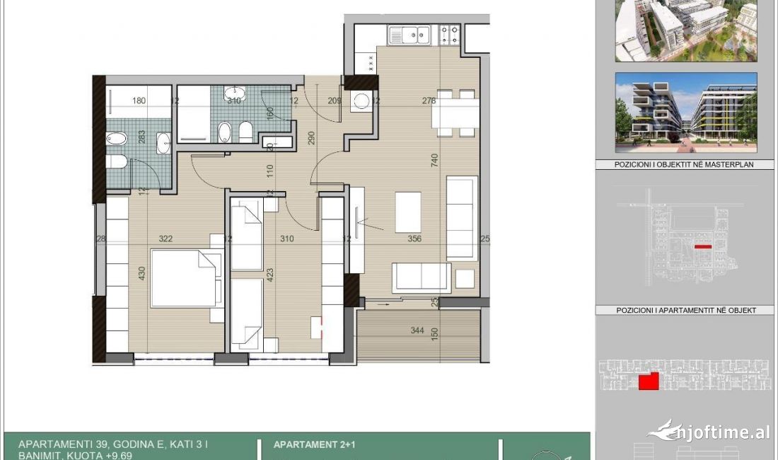 Shtepi ne shitje Apartament ne Tirane, 2+1, Mobilimi Bosh, pa mobiluar, Pagesa 114,000  Euro.