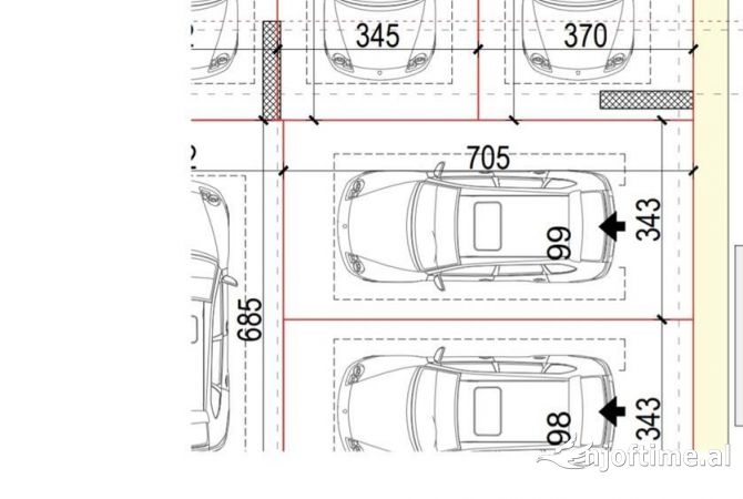 Shtepi ne shitje Apartament ne Tirane, 1+1, Mobilimi Bosh, pa mobiluar, Pagesa 65,000  Euro.
