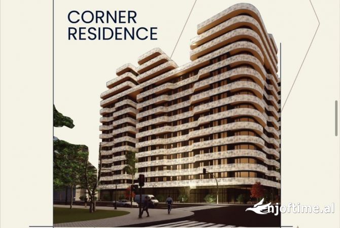 Shitet apartament 2+1+2 tel Corner residence, prane Vasil Shantos