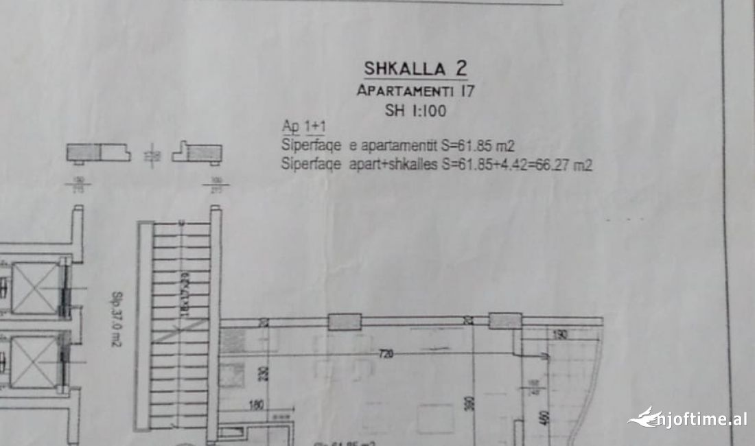 Shtepi ne shitje Apartament ne Tirane, 1+1, Mobilimi Pjeserisht e mobiluar, Pagesa 140,000  Euro.