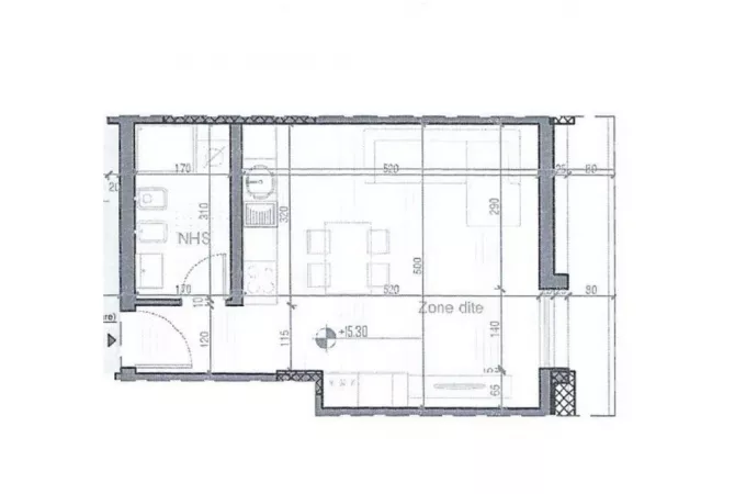 Shtepi ne shitje Apartament ne Tirane, Garsoniere, Mobilimi Bosh, pa mobiluar, Pagesa 81,424  Euro.