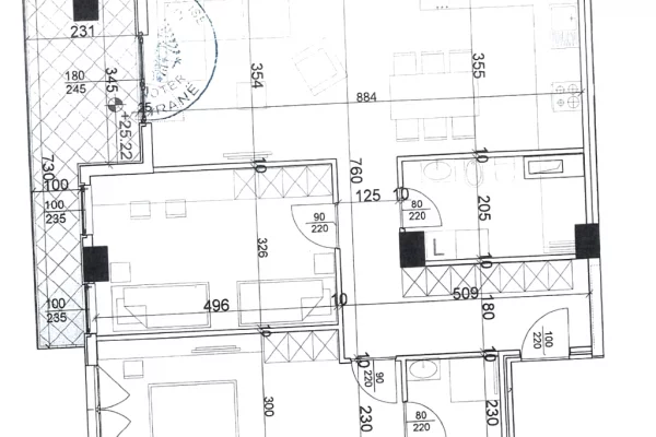 Shtepi ne shitje Apartament ne Tirane, 2+1, Mobilimi Bosh, pa mobiluar, Pagesa 222,700  Euro.