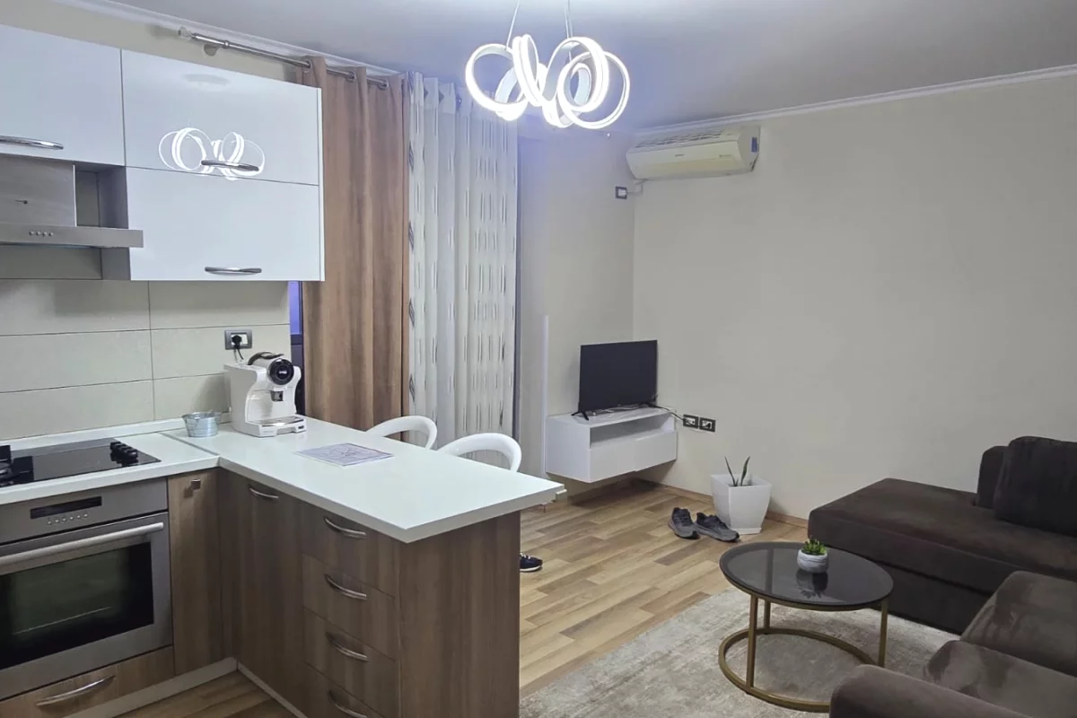 Shtepi me qera Apartament ne Tirane, 1+1, Mobilimi E mobiluar, Pagesa 600  Euro.