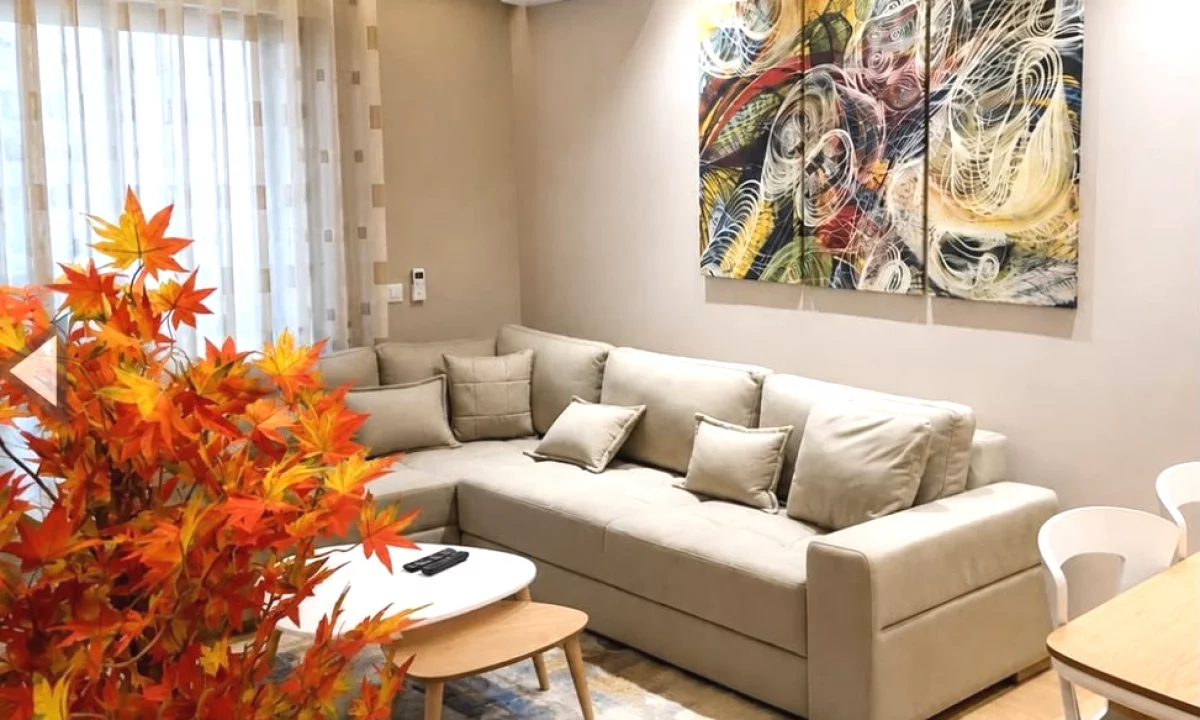 Shtepi me qera Apartament ne Tirane, 1+1, Mobilimi E mobiluar, Pagesa 80,000  Leke.
