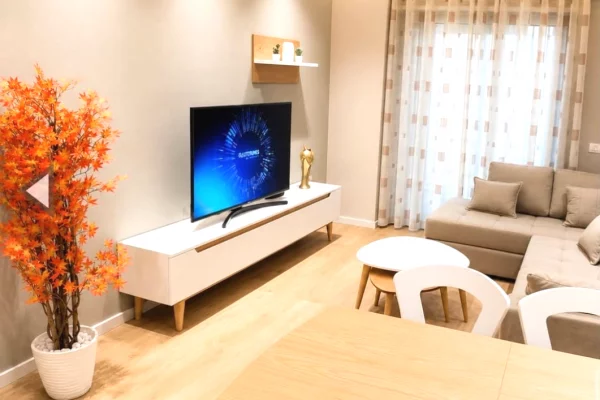 Shtepi me qera Apartament ne Tirane, 1+1, Mobilimi E mobiluar, Pagesa 80,000  Leke.