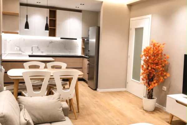 Shtepi me qera Apartament ne Tirane, 1+1, Mobilimi E mobiluar, Pagesa 80,000  Leke.