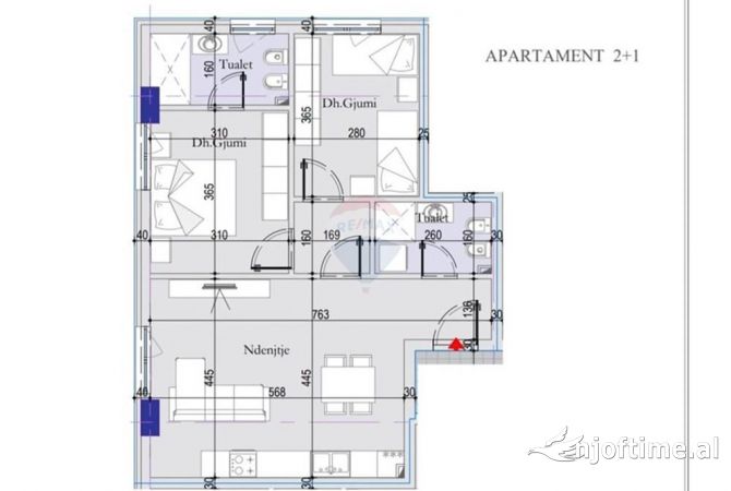 Apartament 2+1 Ne Shitje Tek Tirana Entry 2 Dogana