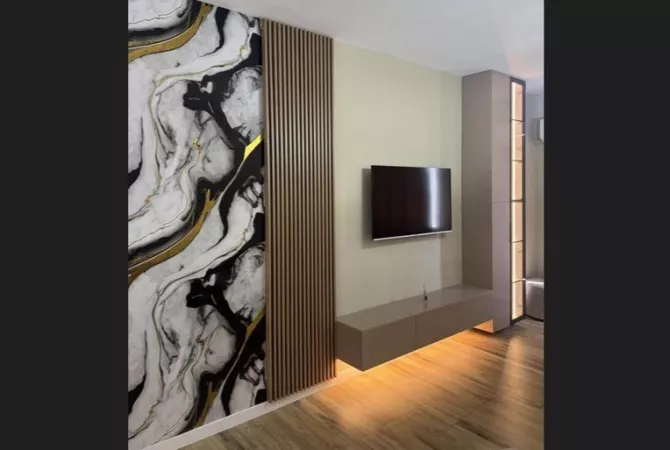 ⭐ Super Apartament 1+1 te ish Parku prane Report TV (mob bashkekohor cdo detaj, 2 AC, parket)