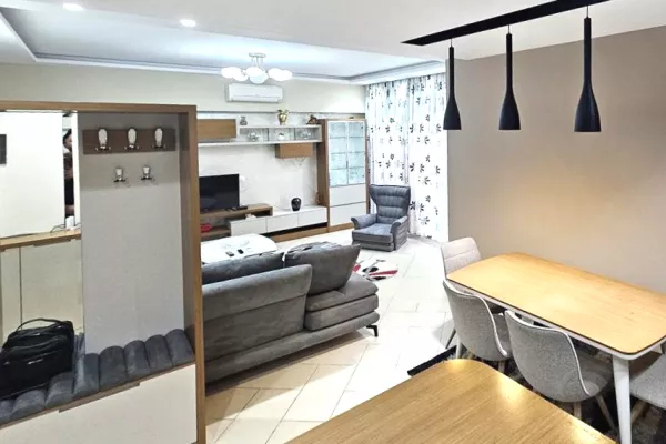 ⭐ Apartament modern 2+1 me Qera te Liqeni i Thate (shume mire i mobiluar, 100 m2)