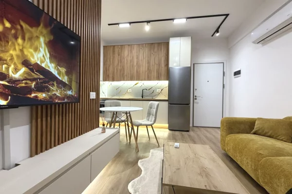 Shtepi me qera Apartament ne Tirane, 1+1, Mobilimi E mobiluar, Pagesa 40,000  Leke.