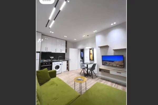 Shtepi me qera Apartament ne Tirane, 1+1, Mobilimi E mobiluar, Pagesa 60,000  Leke.