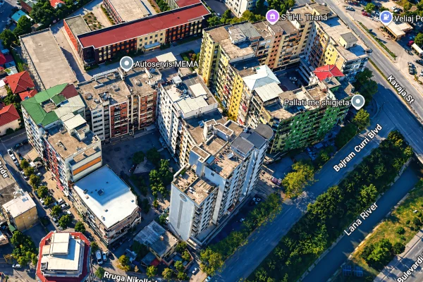 Shtepi me qera Apartament ne Tirane, 1+1, Mobilimi E mobiluar, Pagesa 40,000  Leke.