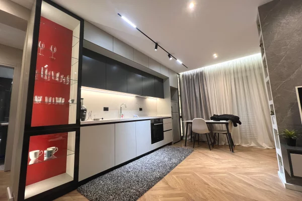 Shtepi me qera Apartament ne Tirane, 1+1, Mobilimi E mobiluar, Pagesa 65,000  Leke.