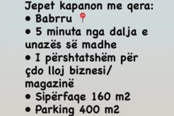 🔲 Kapanon me Qera ne Babrru-Paskuqan (5 min nga Unaza e Madhe)