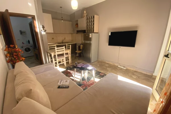 Shtepi me qera Apartament ne Tirane, 1+1, Mobilimi E mobiluar, Pagesa 60,000  Leke.