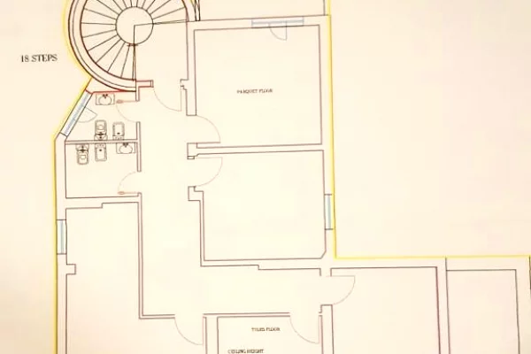 ⭐ Godine Individuale me Qera ne Bllok (900 m2 ndertim, 250 m2 parkim dhe oborr, 5 kate total)