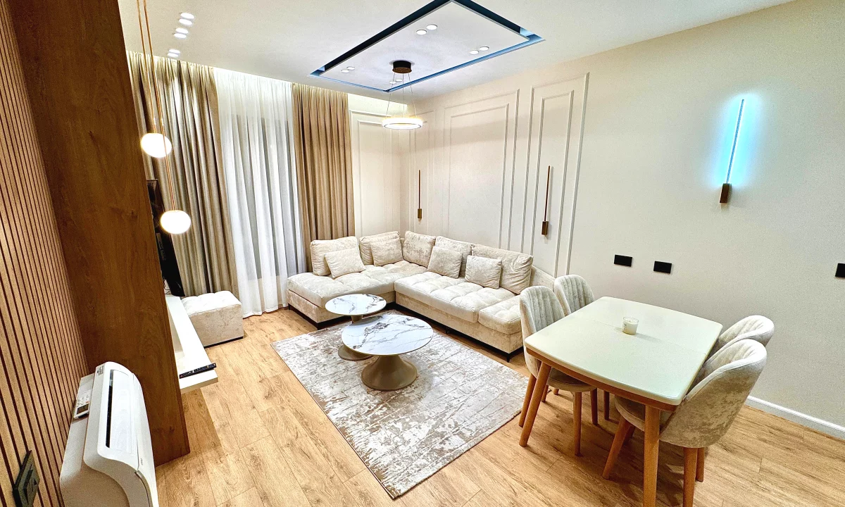 Shtepi me qera Apartament ne Tirane, 1+1, Mobilimi E mobiluar, Pagesa 1,200  Euro.