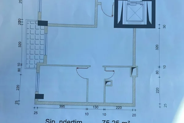 Shtepi ne shitje Apartament ne Tirane, 2+1, Mobilimi Bosh, pa mobiluar, Pagesa 124,000  Euro.