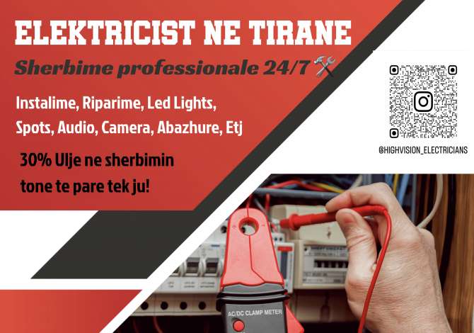 Sherbime Elektrike Hidraulike dhe Ambienti ne Tirane - 2,000 
